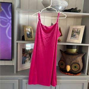 Gianni Bini Fuchsia Velvet Dress
